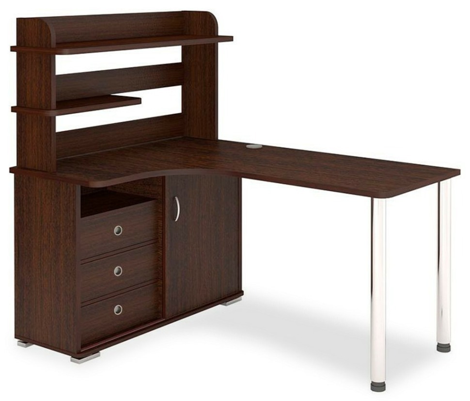 Фото Стол компьютерный Домино СР-145М MER_SR-145M_V-LEV - интернет-магазин МегаТерем в Москве