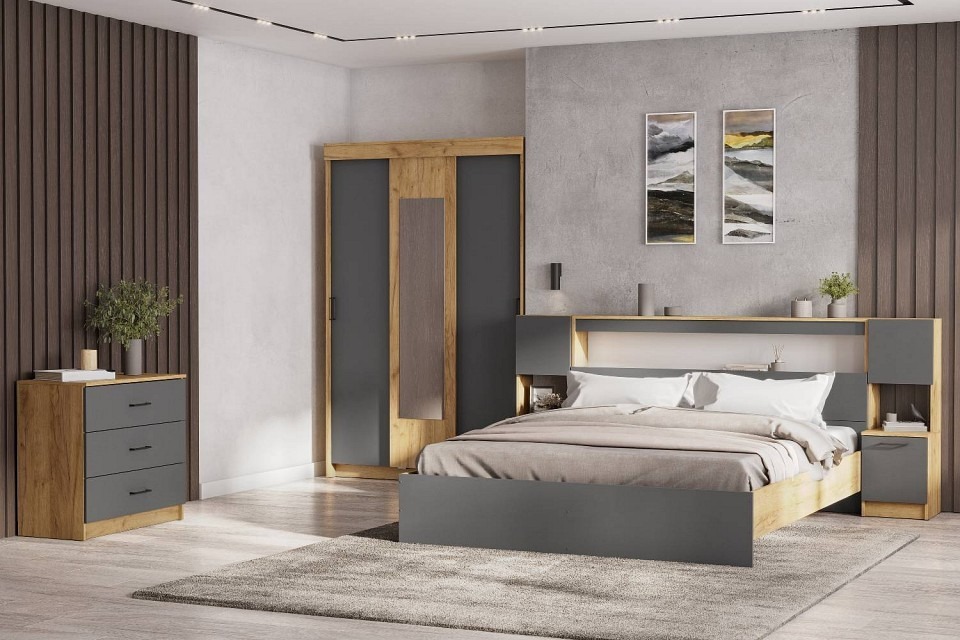 Фото Гарнитур для спальни Вена ARN_N15987425 - интернет-магазин МегаТерем в Москве