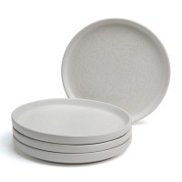 Набор тарелок закусочных bronco "choice white" 20,5 см 4шт (191-357-1) 