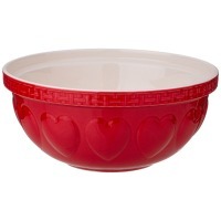 Салатник для смешивания и сервировки lefard "kitchen passion" 25 см красная (424-055) 