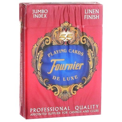 Карты Fournier no 818 g - linen finish red (64706)