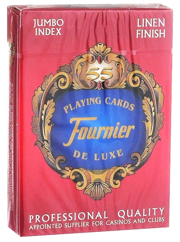 Фото Карты Fournier no 818 g - linen finish red (64706) - интернет-магазин МегаТерем в Москве