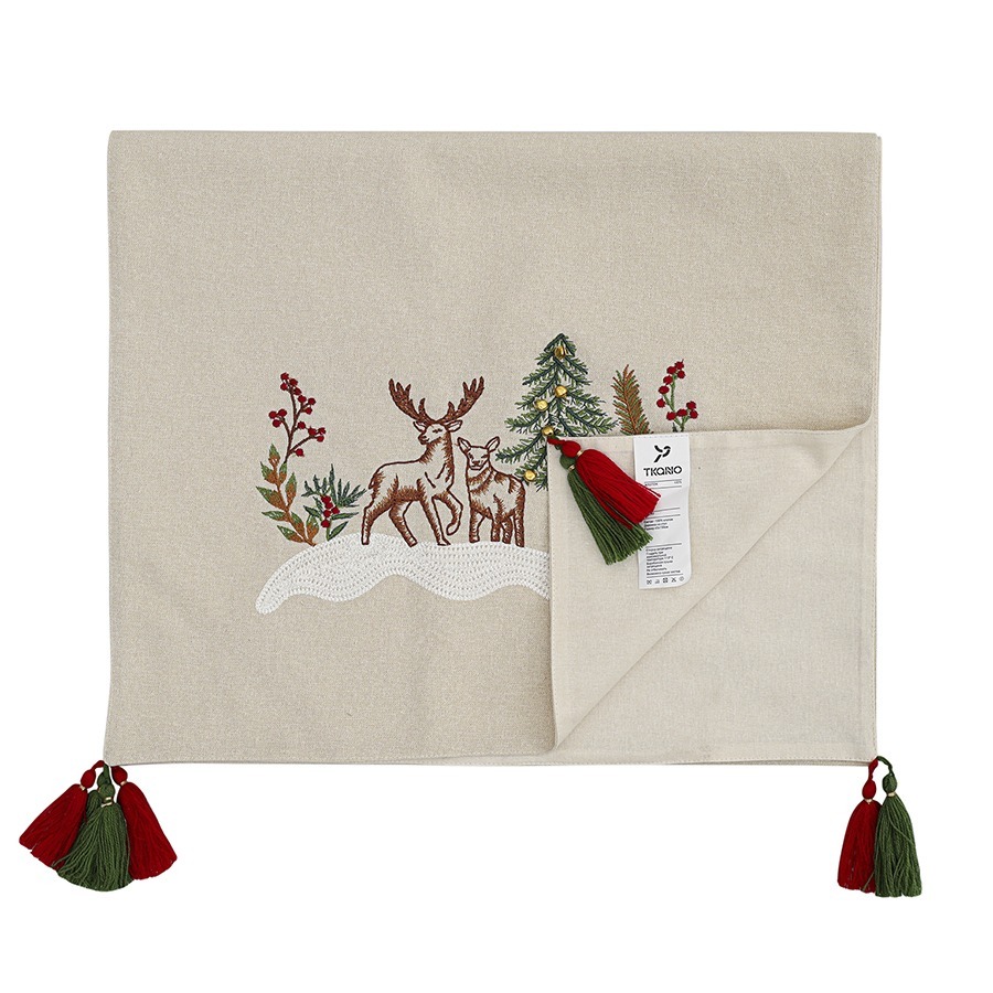 Фото Дорожка на стол celebrations из коллекции new year essential, 45х150 см (77707) - интернет-магазин МегаТерем в Москве