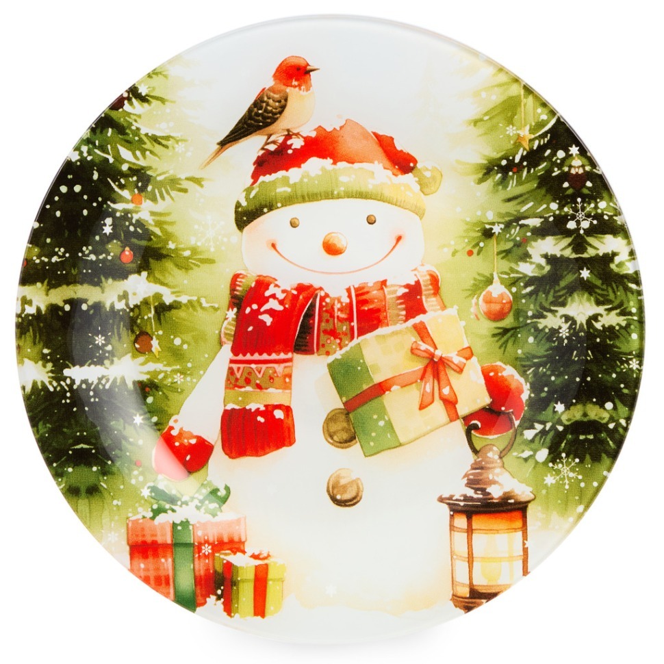 Фото Тарелка закусочная коллекция рождественская сказка 20 см Lefard (198-391) - интернет-магазин МегаТерем в Москве