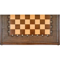 Шахматы + нарды резные "Гамбит 1" 50, Simonyan (28638)