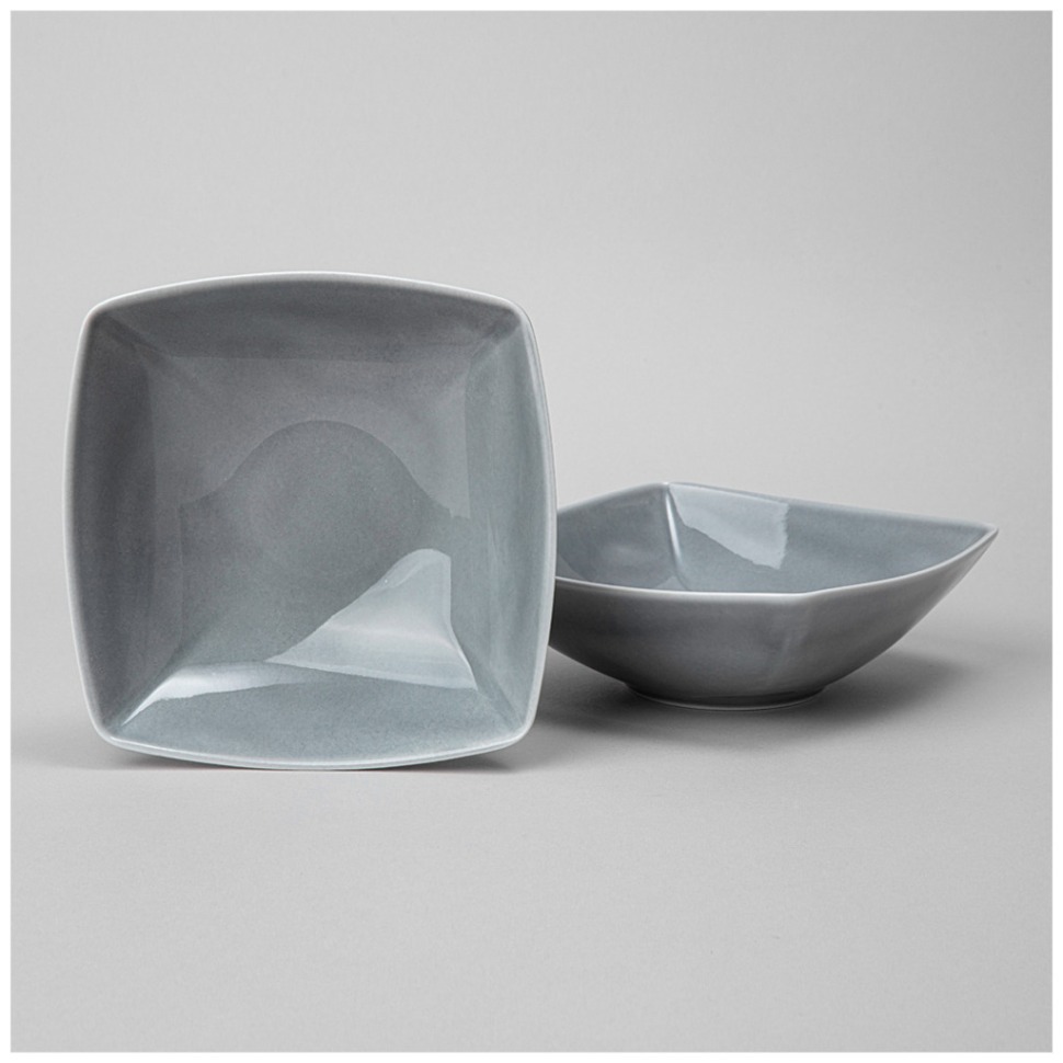 Фото Набор салатников квадратных lefard tint 600мл (граффит) 2 шт. (48-943-1)  - интернет-магазин МегаТерем в Москве