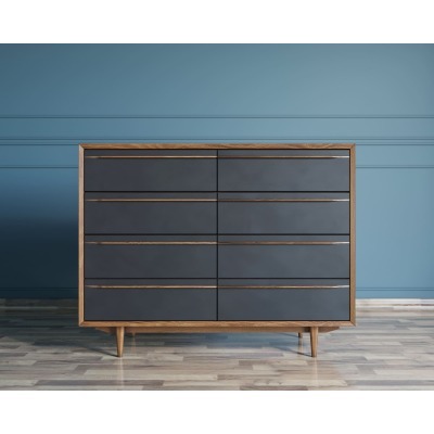 Комод Bruni Black на восемь...