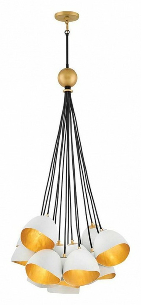 Фото Подвесная люстра Hinkley Nula QN-NULA-15P NC_QN-NULA-15P - интернет-магазин МегаТерем в Москве