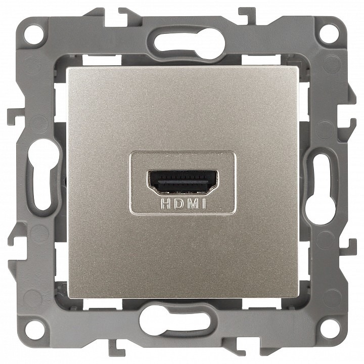 Фото Розетка HDMI без рамки Эра Эра 12 12-3114-15 ER_B0027490 - интернет-магазин МегаТерем в Москве