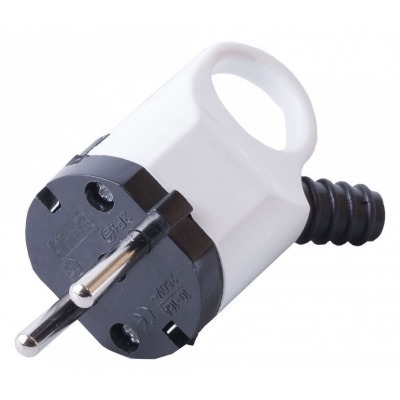 Вилка угловая с заземлением...