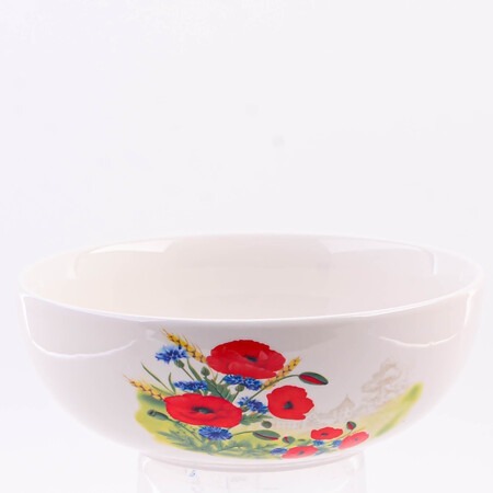 Фото Супница 750мл Цветущие Маки LORAINE (60274) - интернет-магазин МегаТерем в Москве