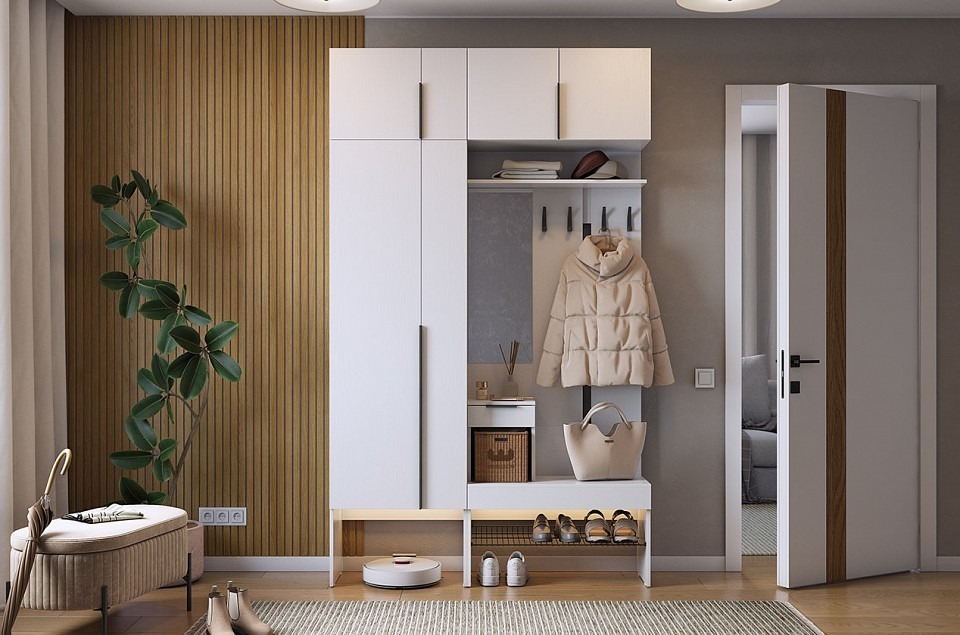 Фото Стенка для прихожей Баско К6 MBS_PK06Basko-2552 - интернет-магазин МегаТерем в Москве