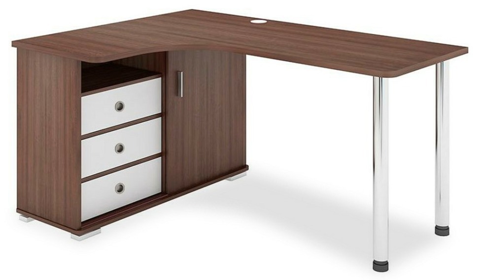 Фото Стол письменный СР-145СМ MER_SR-145SM_SHBESH-LEV - интернет-магазин МегаТерем в Москве