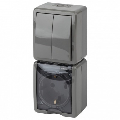 Блок с розеткой и выключате...