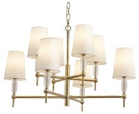 Подвесная люстра Newport 4370 4378/C gold NWP_M0070440