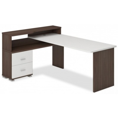 Стол письменный Домино СР-620/180 C MER_SR-620-180-C-SHBEBE-CH-LEV