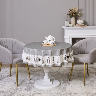 Скатерть круглая family far...