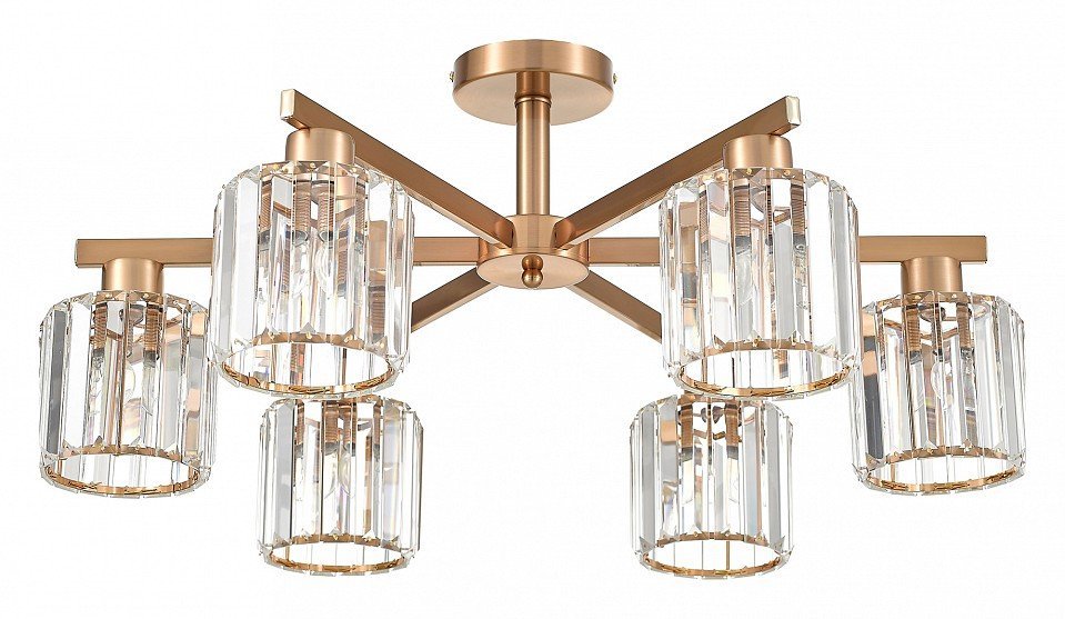 Фото Люстра на штанге Escada 692 692/6P Сopper ESC_692_6P_Copper - интернет-магазин МегаТерем в Москве