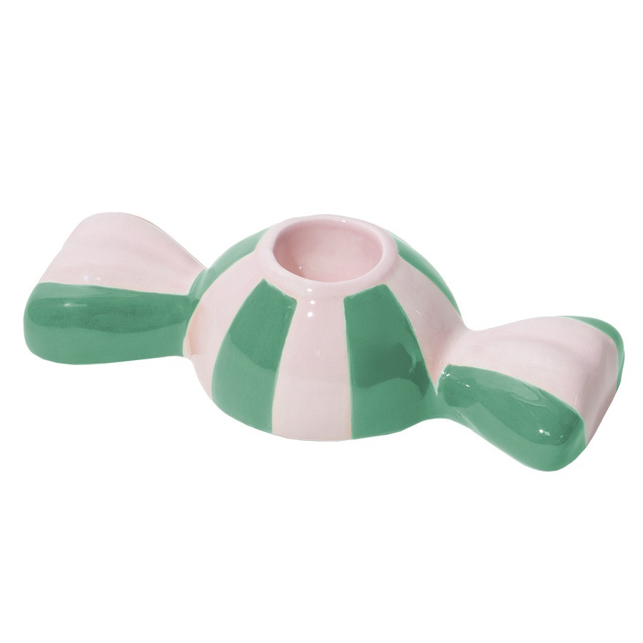 Фото Подсвечник funfair, 5,5х12х3 см, зеленый (79941) - интернет-магазин МегаТерем в Москве