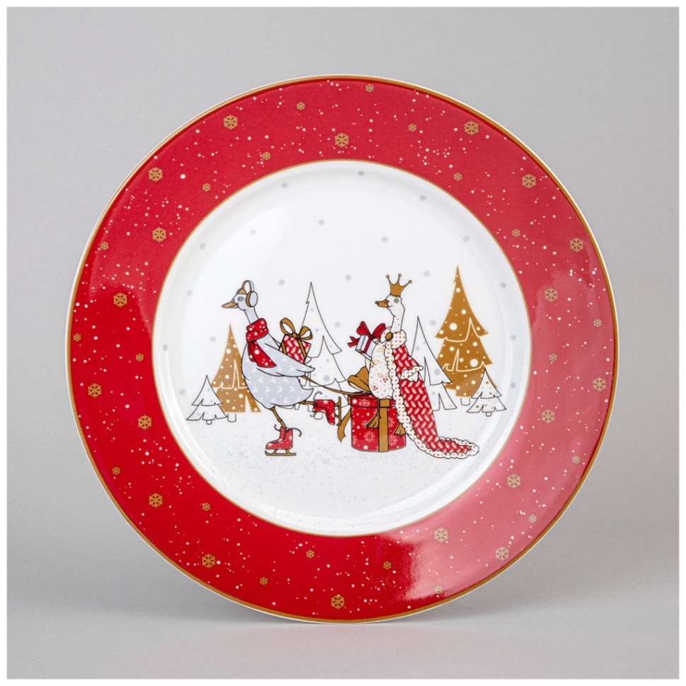 Фото Тарелка обеденная lefard family christmas 25 см (425-119)  - интернет-магазин МегаТерем в Москве