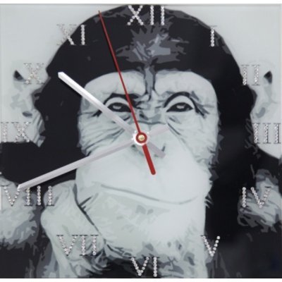 Картина Часы Обезьяна с кри...