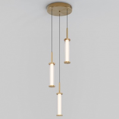 Подвесной светильник Eurosvet Stark 50386/3 LED латунь EV_a067954