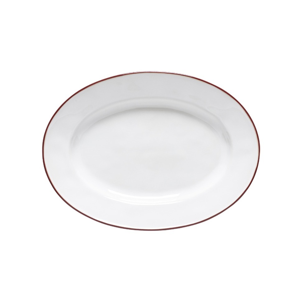 Фото Блюдо ATA301-RED(ATA301-00721A), керамика, White, red, Costa Nova - интернет-магазин МегаТерем в Москве
