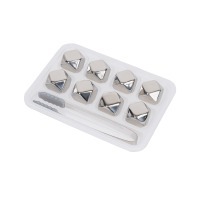 Набор охлаждающих многоугольников (кубики (8шт.), щипцы для льда) HJ-IC15