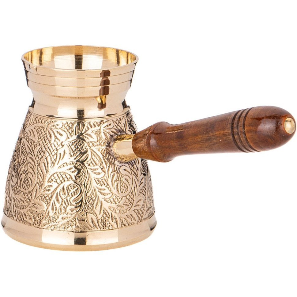 Фото Турка резная graving 400мл. латунь Lefard (733-146) - интернет-магазин МегаТерем в Москве