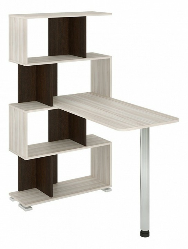 Фото Стол компьютерный Домино СЛ-5-4СТ MER_SL-5-4ST_KVK - интернет-магазин МегаТерем в Москве