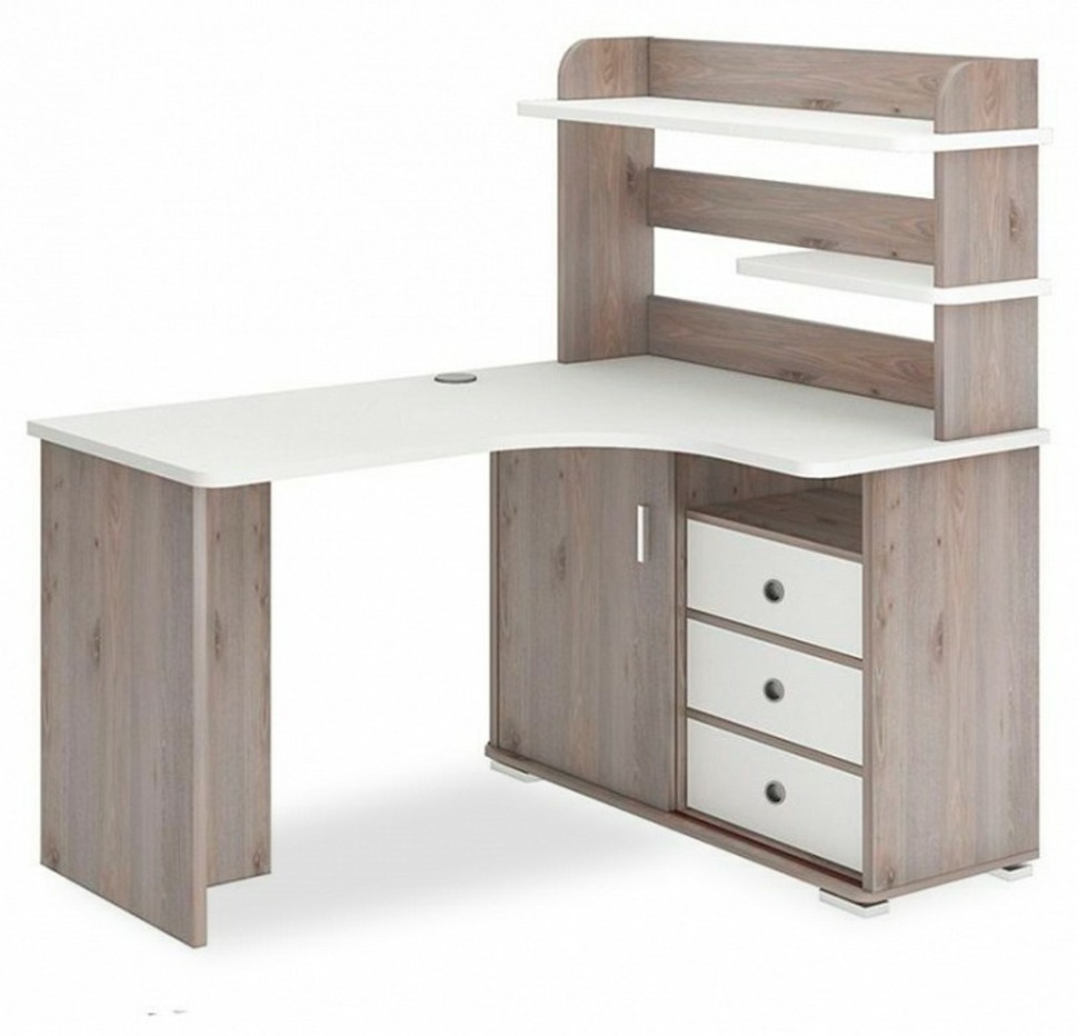 Фото Стол компьютерный Домино СР-145 MER_SR-145-NBEBE-PRAV-NOVYJ - интернет-магазин МегаТерем в Москве