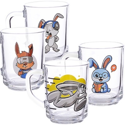 Кружка для чая 200мл Зайчиш...