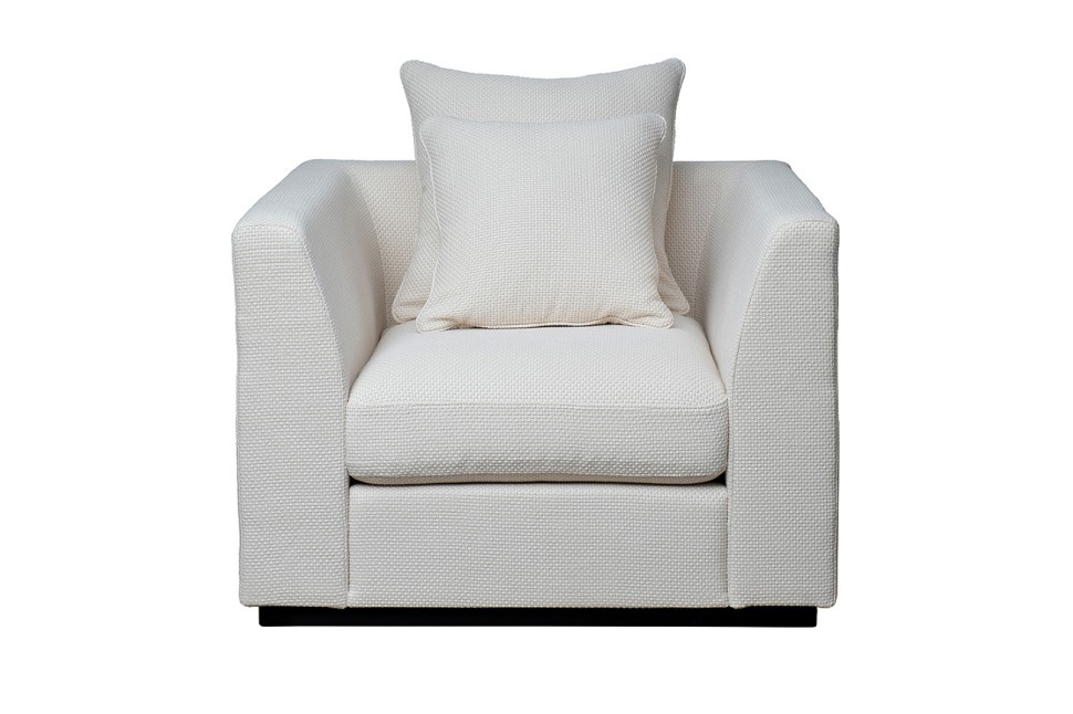 Фото Кресло Roberto рогожка кремовый BOTEGA SVBEG 105*100*90см (TT-00014532) - интернет-магазин МегаТерем в Москве