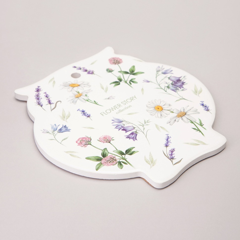 Фото Подставка под горячее agness flower story 16*16*1 см (358-2189)  - интернет-магазин МегаТерем в Москве