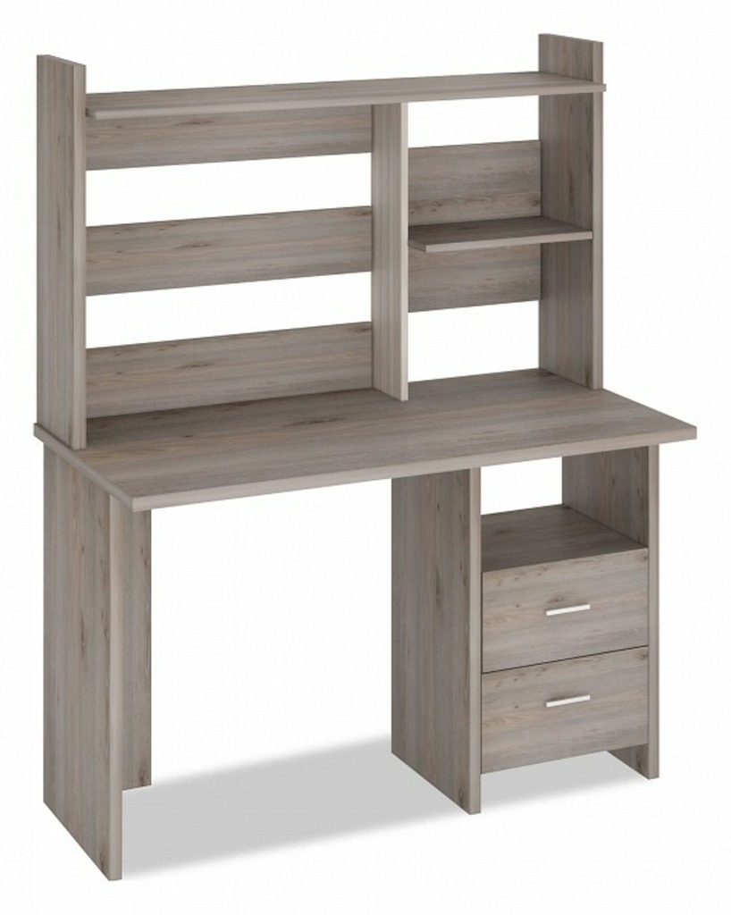 Фото Стол компьютерный Домино Лайт СКЛ-Прям120+НКЛ-120 MER_SKL-Pryam120_NKL-120_N - интернет-магазин МегаТерем в Москве