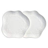 Набор фигурных тарелок закусочных lefard "celebration" 2 шт. 20,5*2 см (171-356) 