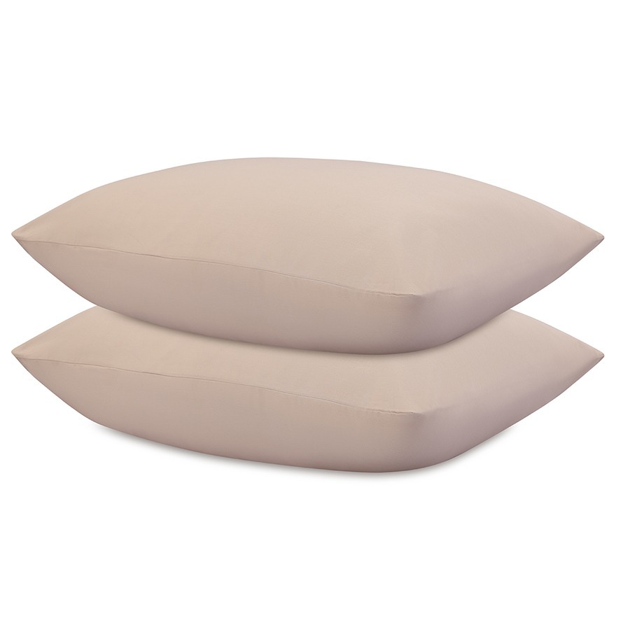 Фото Набор наволочек из премиального сатина бежевого цвета из коллекции essential, 50х70 см (79824) - интернет-магазин МегаТерем в Москве