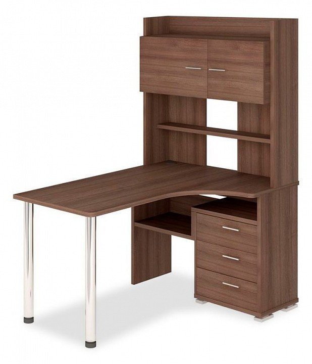 Фото Стол компьютерный Домино СР-133-150 Ш-Ч-ПРАВ MER_SR-133-150_SH-CH-PRAV - интернет-магазин МегаТерем в Москве