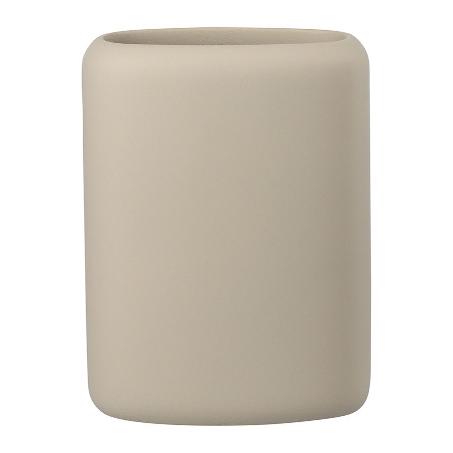 Фото Стакан для зубных щеток slim, светло-серый (78884) - интернет-магазин МегаТерем в Москве