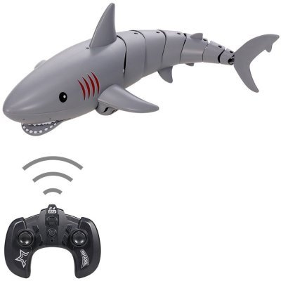 Радиоуправляемый робот Акула (серый, акб, плавает в воде) (LNT-K23B)