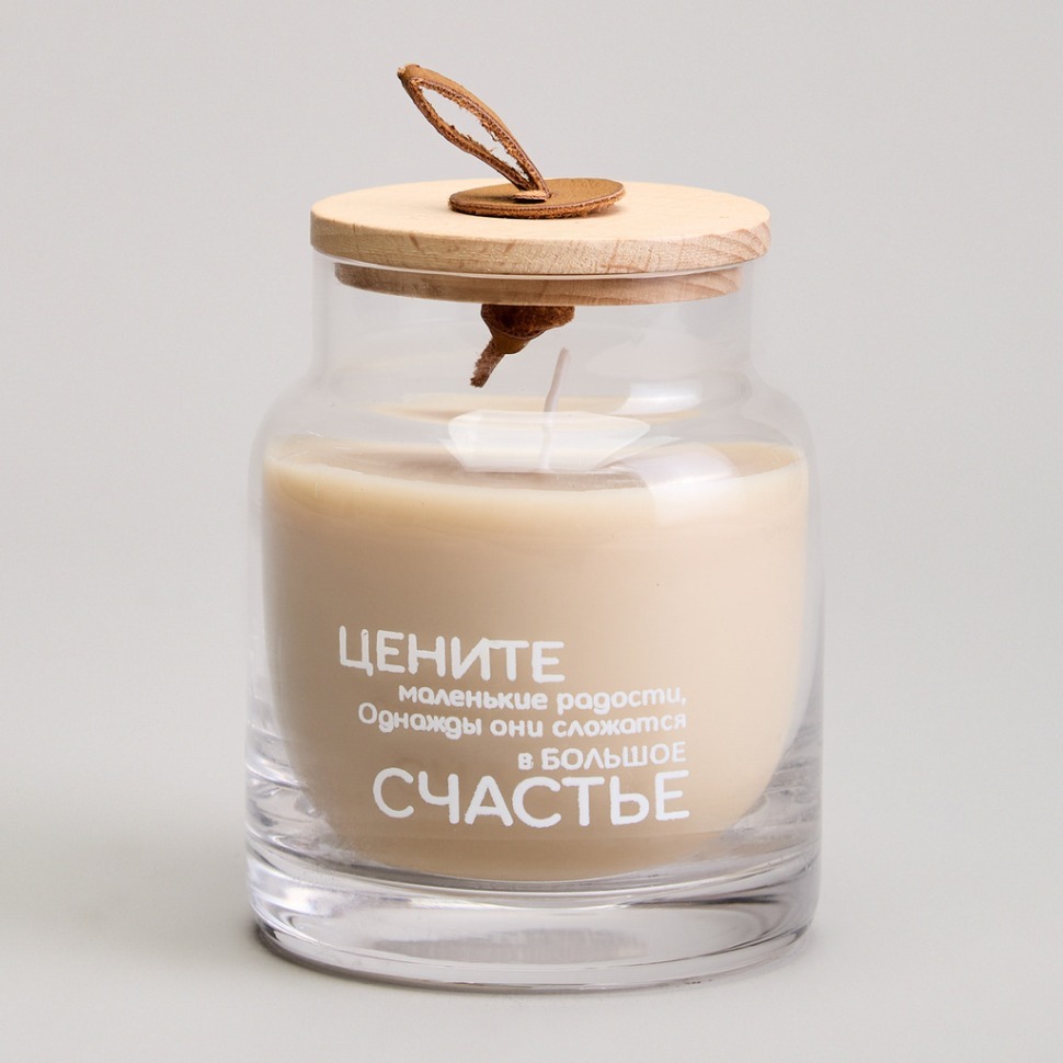 Фото Свеча в баночке nature gingerbread man 8,5*10 см мал.= 6шт. Lefard (605-113) - интернет-магазин МегаТерем в Москве