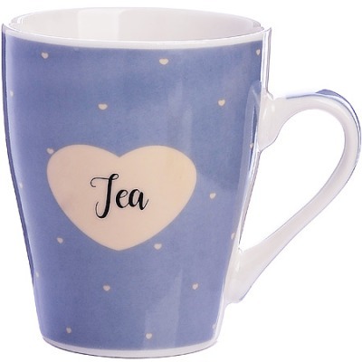 Кружка 340 мл Сердечки Tea LORAINE (9-31220-1)