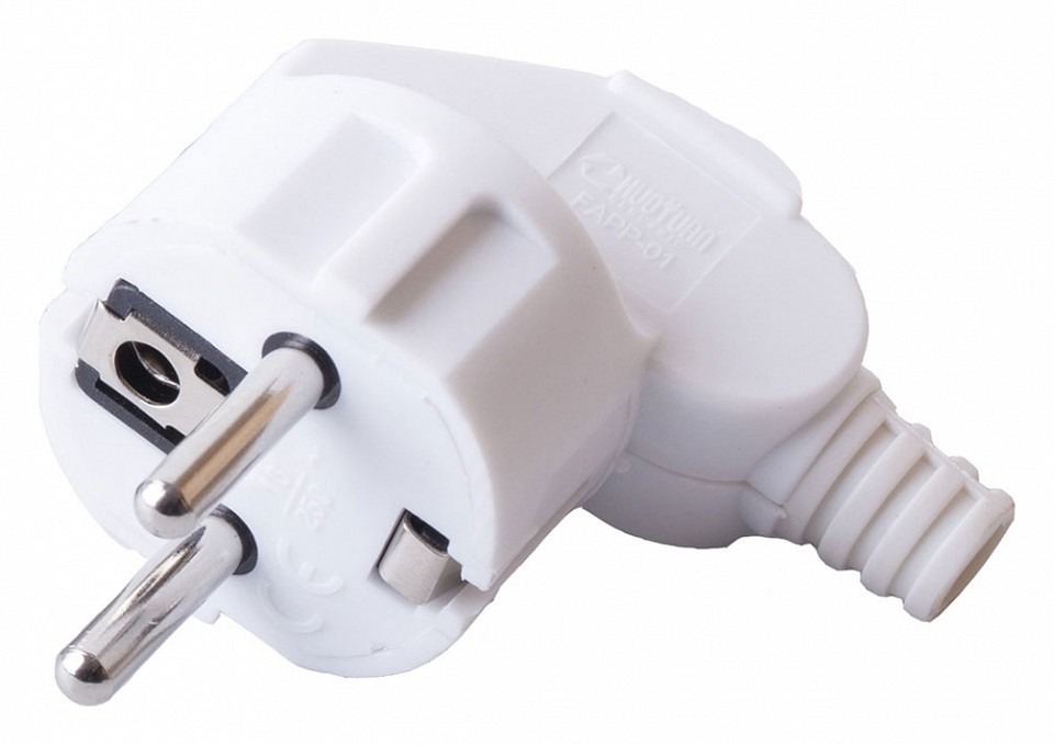 Фото Вилка угловая с заземлением Stekker PPG16-41-202 32850 FE_32850 - интернет-магазин МегаТерем в Москве