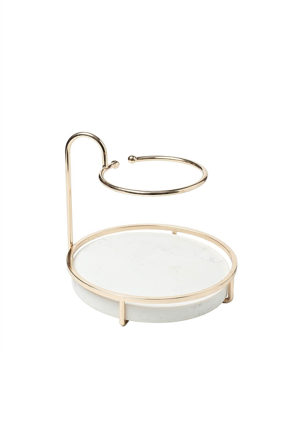 Фото Подставка под украшения и косметику 20*20*18см, цвет золото (TT-00008802) - интернет-магазин МегаТерем в Москве