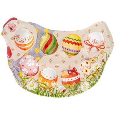 Блюдо для яиц коллекция "светлая пасха" 25*18,5*2 см мал.уп.= 6шт, мин. партия Lefard (198-261)