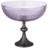 Блюдо декоративное на ножке, высота 26,5см, диаметр 28см Lefard (875-268)