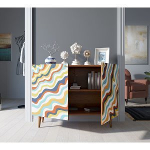 Фото Комод с принтом 21 Berber две дверки арт BB04/Print_21-ET - интернет-магазин МегаТерем в Москве