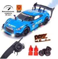 Радиоуправляемая машина для дрифта Nissan GTR R35 (свет, пар, 4WD 1:14) (RC-18C-1)