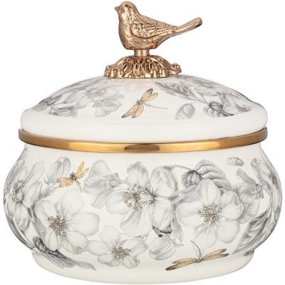 Сахарница agness эмалированная, серия яблоневый сад, 850mл (950-534) 