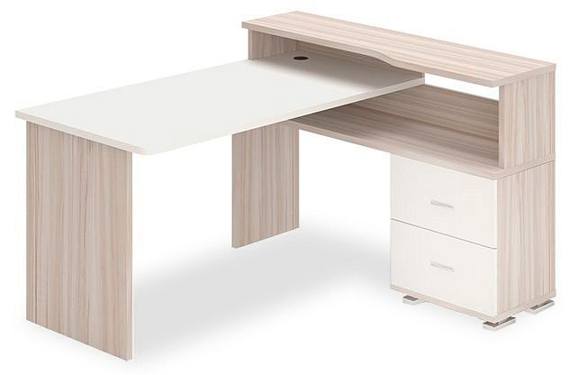 Фото Стол письменный Домино СР-620/140 C MER_SR-620-140-C-KBEBE-PRAV - интернет-магазин МегаТерем в Москве